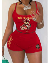 Load image into Gallery viewer, 2 Piece Ed Hardy Short Set