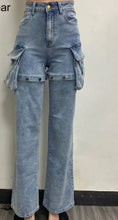 Load image into Gallery viewer, DARE TO UN-SNAP DENIM JEANS
