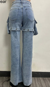 DARE TO UN-SNAP DENIM JEANS