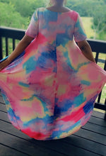 Load image into Gallery viewer, Tye-Dye OverSized Dress Multi Color
