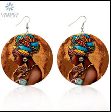 Load image into Gallery viewer, Black Queen Earrings
