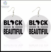 Load image into Gallery viewer, Black is Beautiful Earrings
