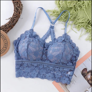 Women Lace Wrapped Bralette