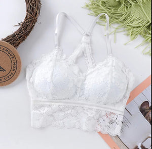 Women Lace Wrapped Bralette