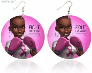 Breast Cancer Awareness Earrings