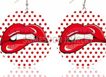 Load image into Gallery viewer, Lips Dripping Earrings
