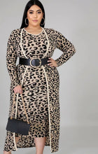 Load image into Gallery viewer, LEOPARD ALL THE WAY 2 PIECE SET PLUS SIZE
