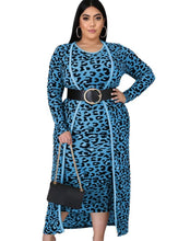 Load image into Gallery viewer, LEOPARD ALL THE WAY 2 PIECE SET PLUS SIZE
