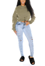 Load image into Gallery viewer, SIDE VIEW DENIM JEANS
