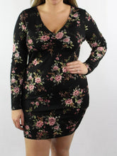 Load image into Gallery viewer, APRIL FLOWER BODYCON DRESS
