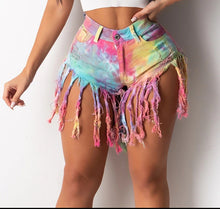Load image into Gallery viewer, RAINY TYE DYE SHORTS
