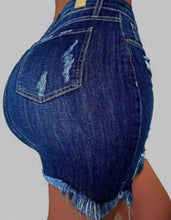 Load image into Gallery viewer, MADAME DISTRESSED SKIRT
