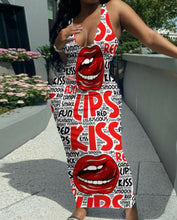 Load image into Gallery viewer, HOT LIPS MAXI DRESS
