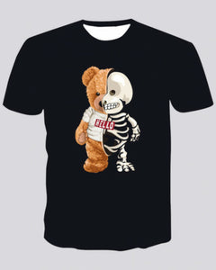HELLO TEDDY T-SHIRT BLACK