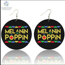 Load image into Gallery viewer, Melanin Poppin Earrings
