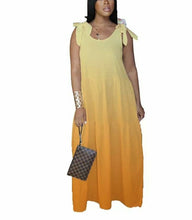 Load image into Gallery viewer, TWO TONE BOHEMIAN STYLE DRESS (PRE-ORDER ONLY)
