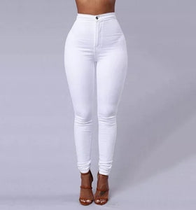 High Waist Stretch Skinny Jeans