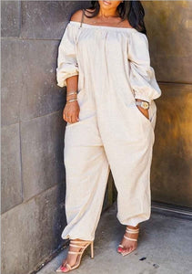 Bella Jumpsuit White